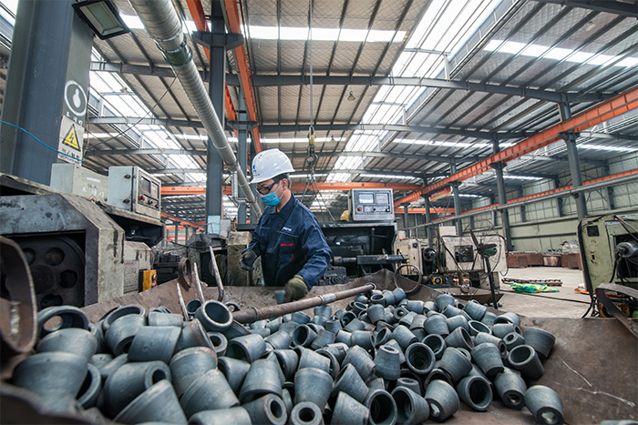 桂林网架配件-锥头加工车间